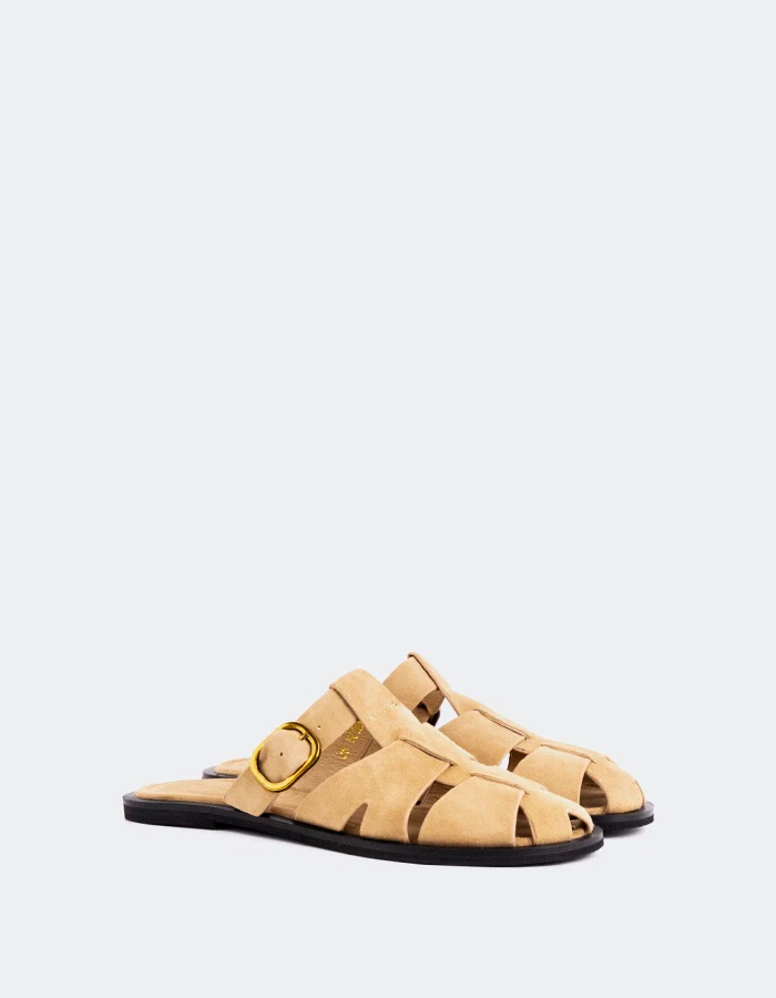 Nelda Beige Suede
