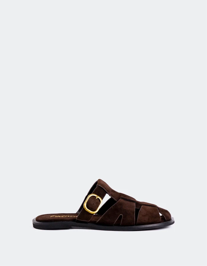 Nelda Brown Suede