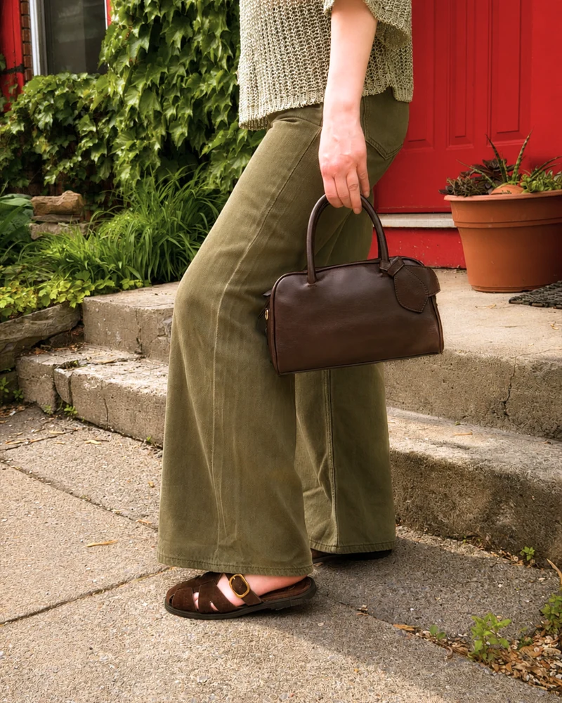 Nelda Brown Suede