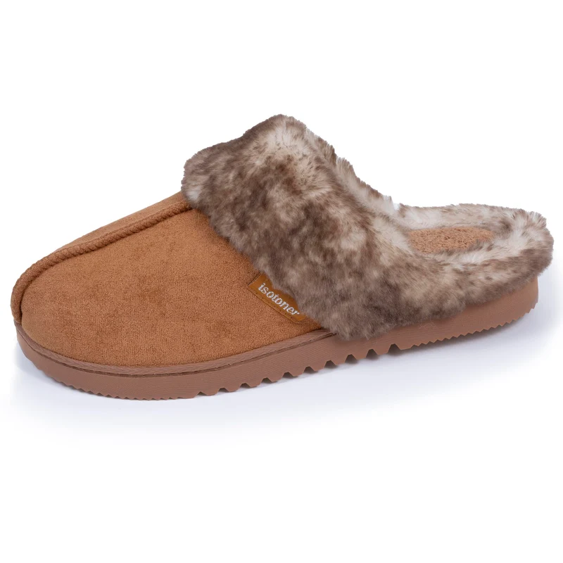 Chaussons mules Femme Camel