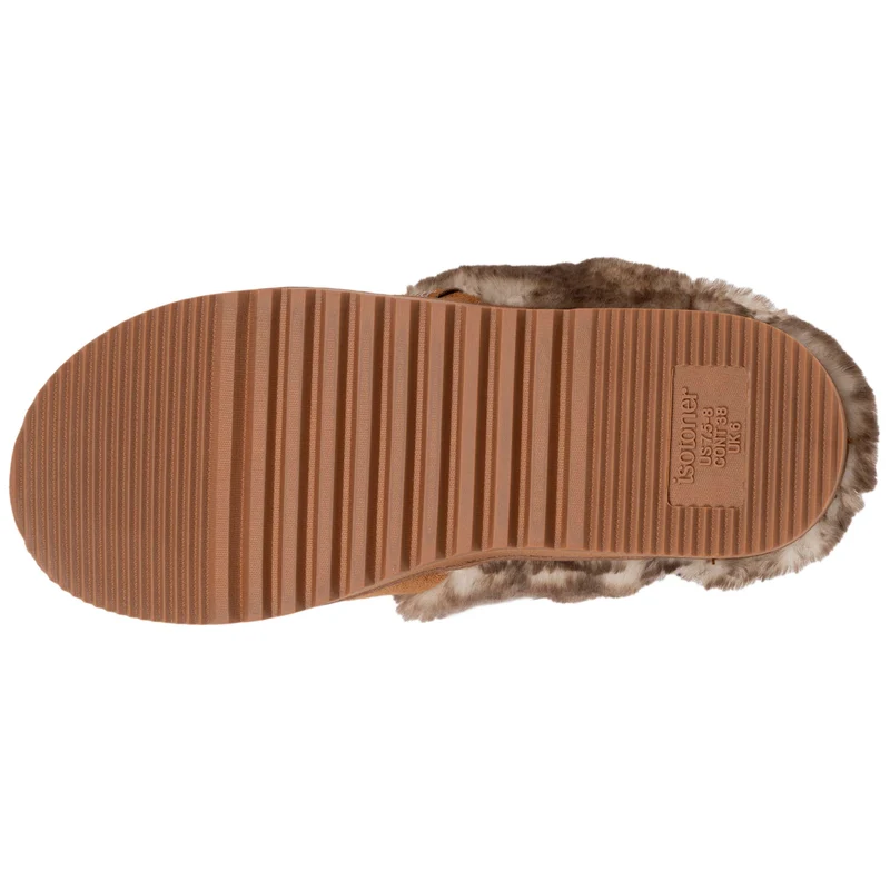 Chaussons mules Femme Camel