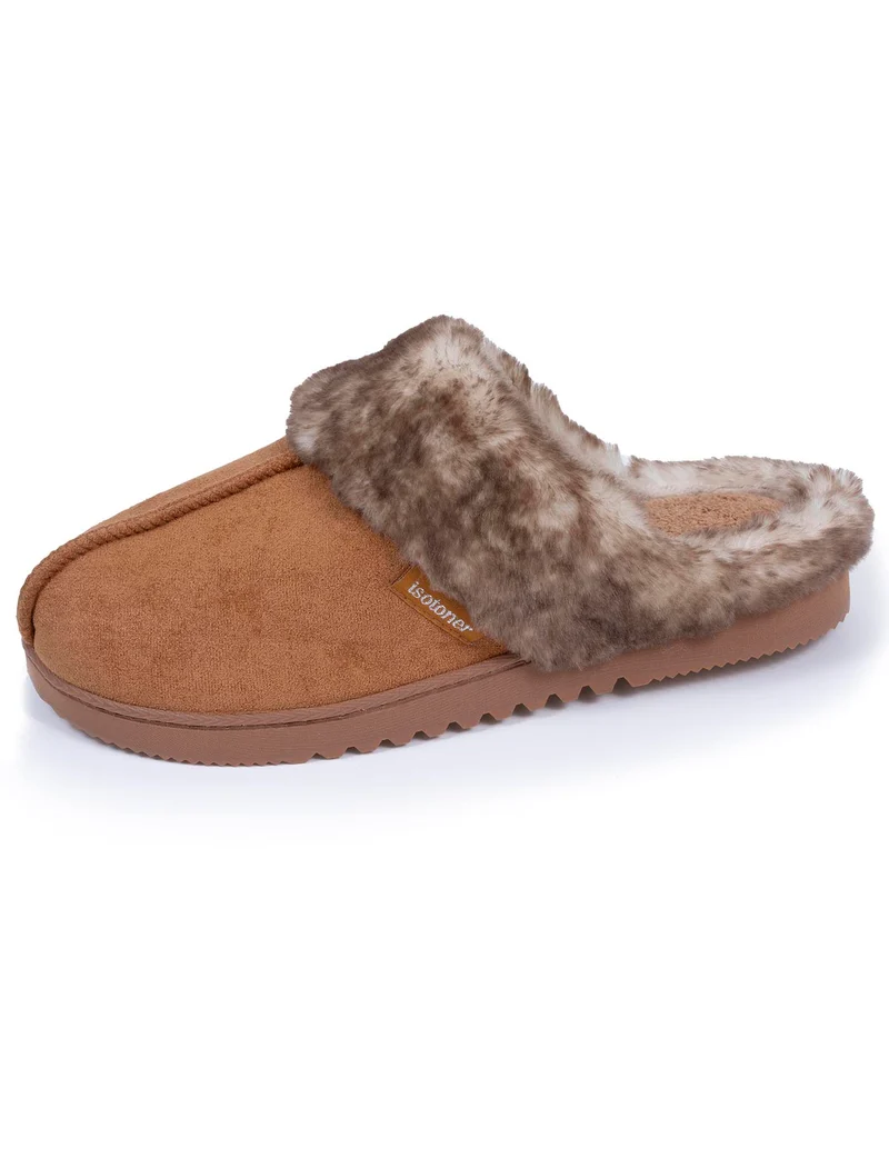 Chaussons mules Femme Camel