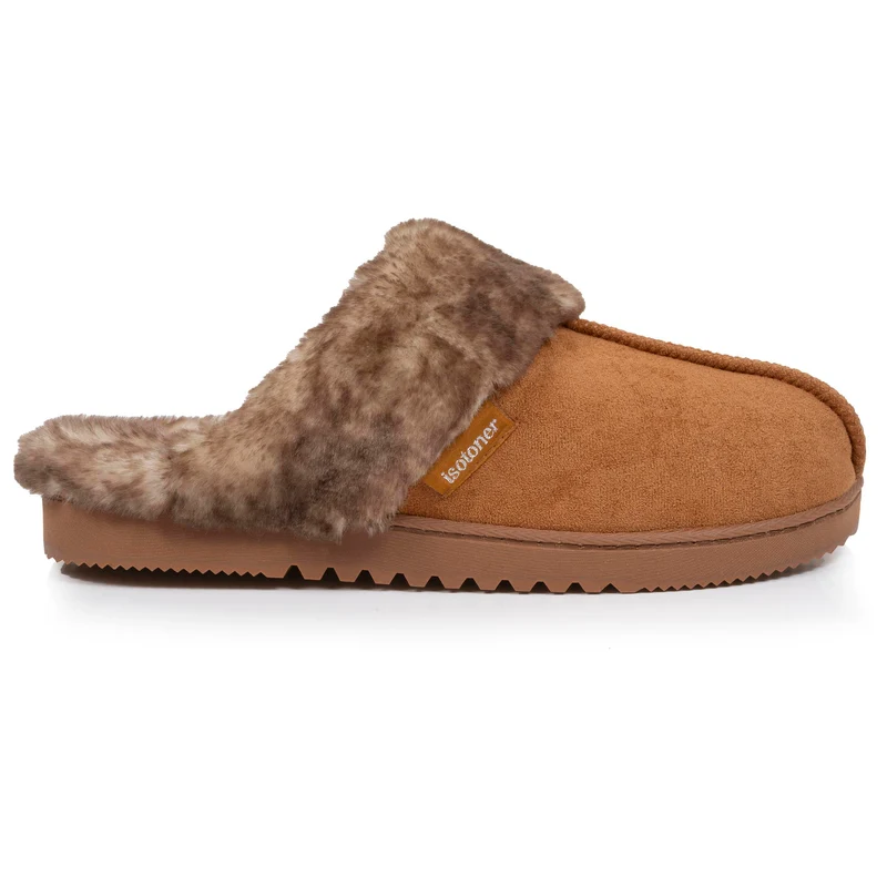 Chaussons mules Femme Camel
