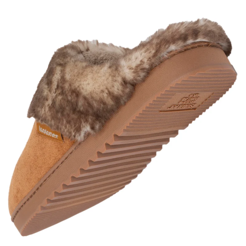 Chaussons mules Femme Camel