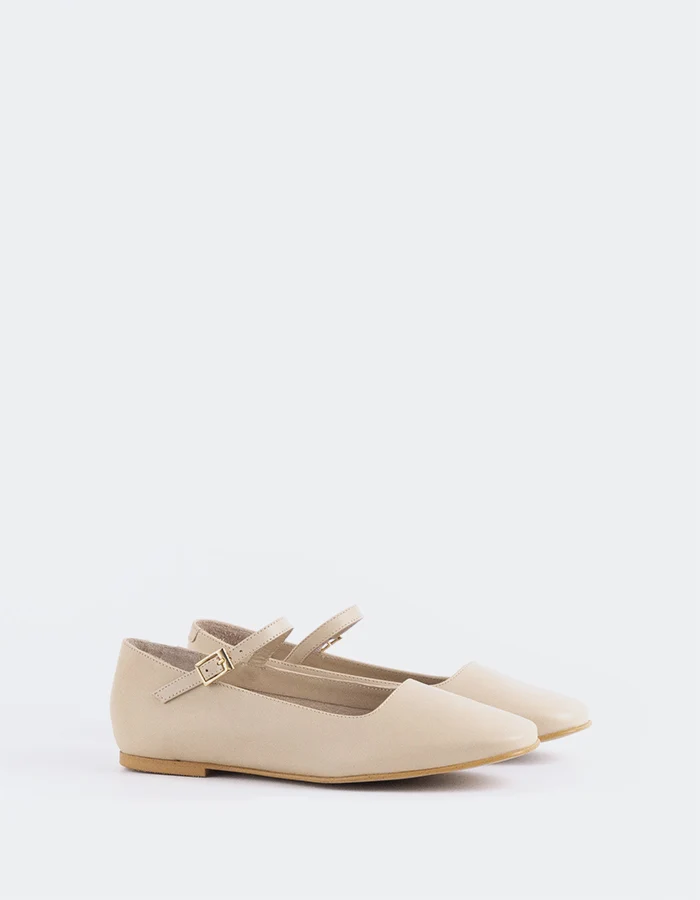 Reubena Nude Leather