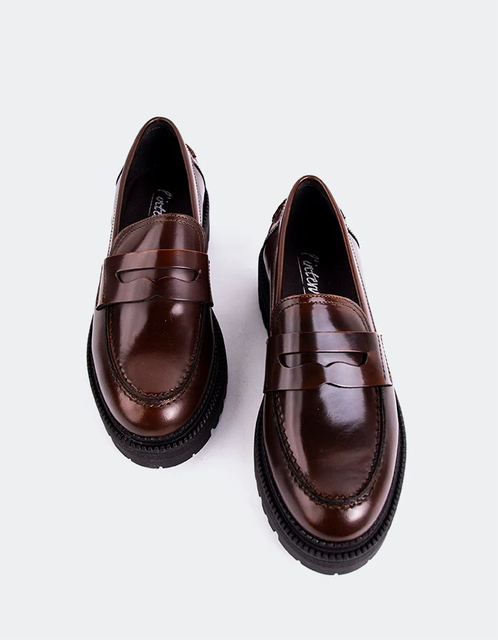 Zhary Cognac Box Leather