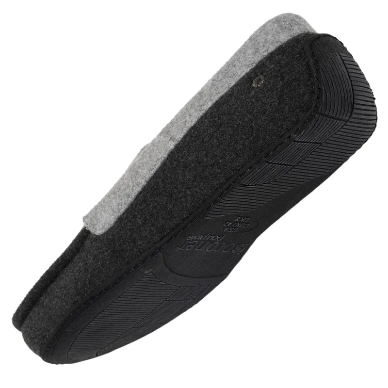 Chaussons mocassins Homme Dégradé gris