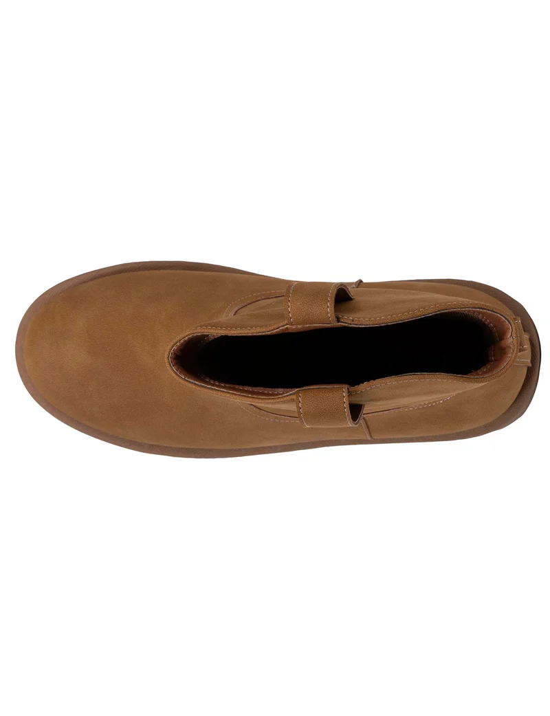 Bottines hautes Femme Camel