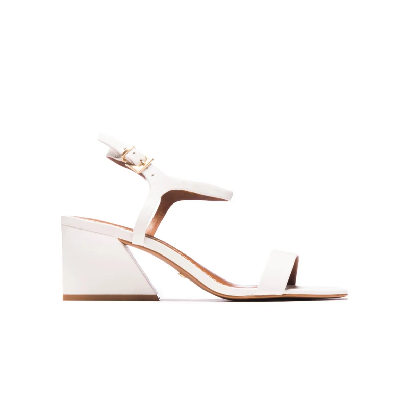 Ignacia White Leather