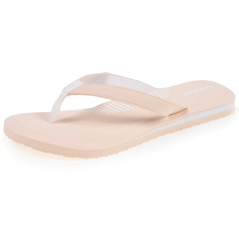 Tongs Femme bicolore yoga Beige