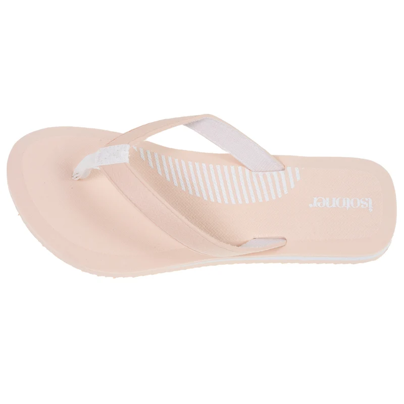 Tongs Femme bicolore yoga Beige