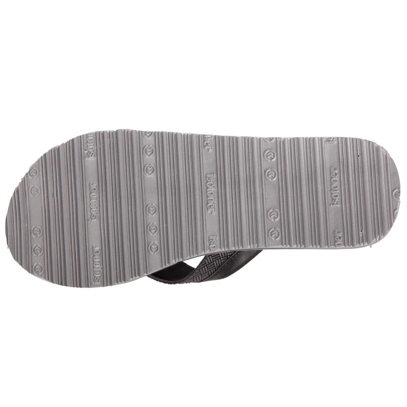 Tongs Homme tressées bicolores Grises