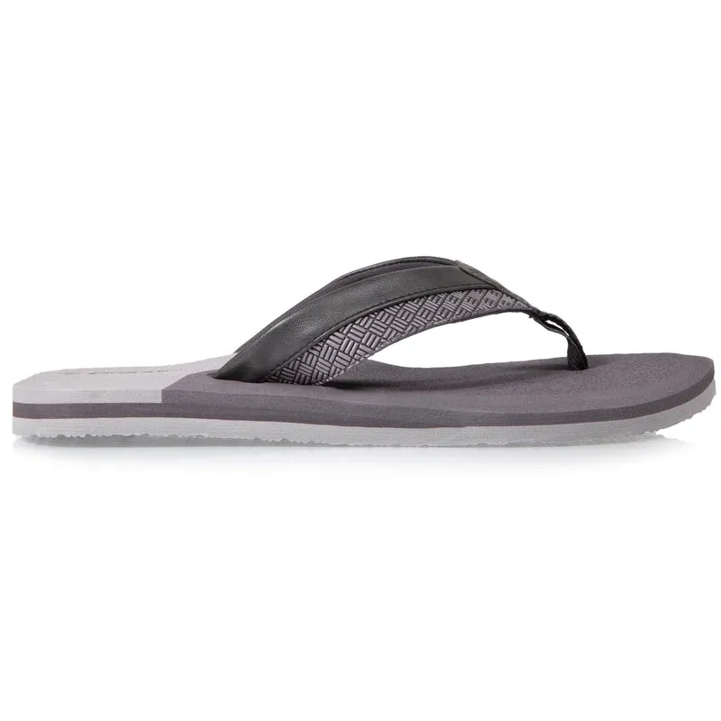 Tongs Homme tressées bicolores Grises