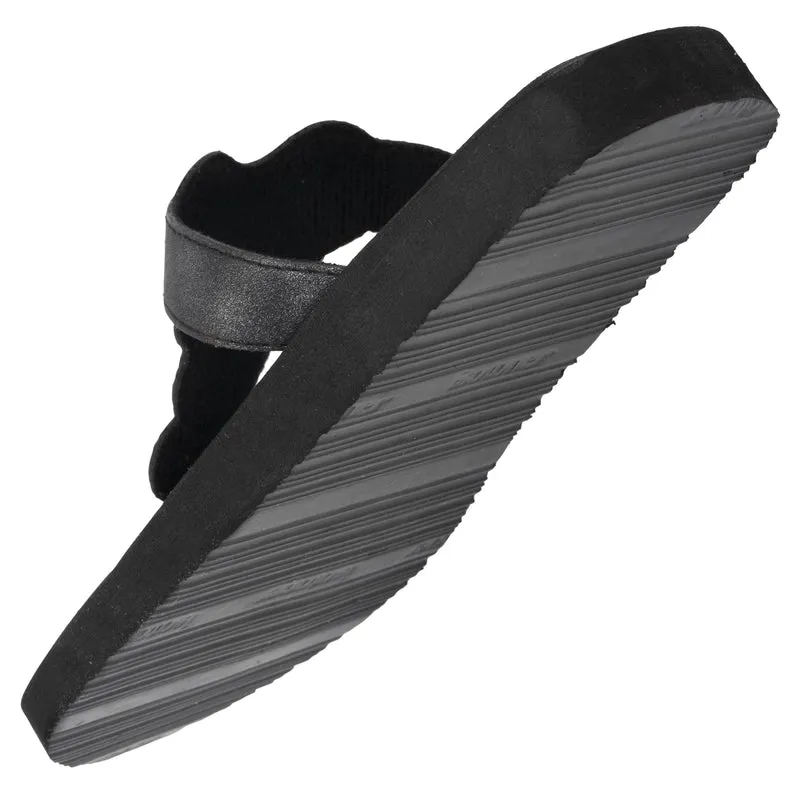Tongs Femme YOGA sophistiquée Noir