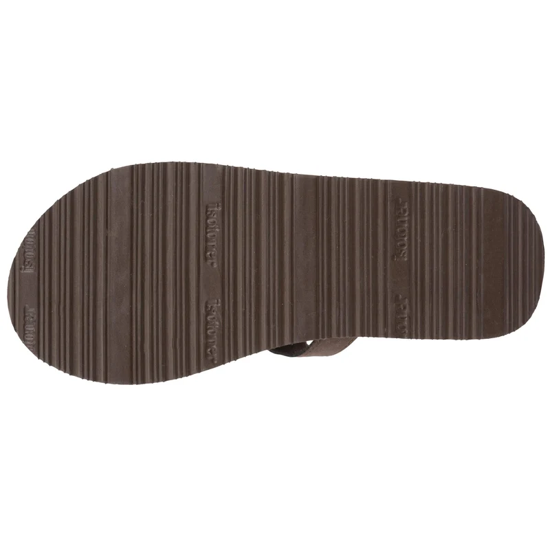 Tongs Femme YOGA sophistiquée Marron