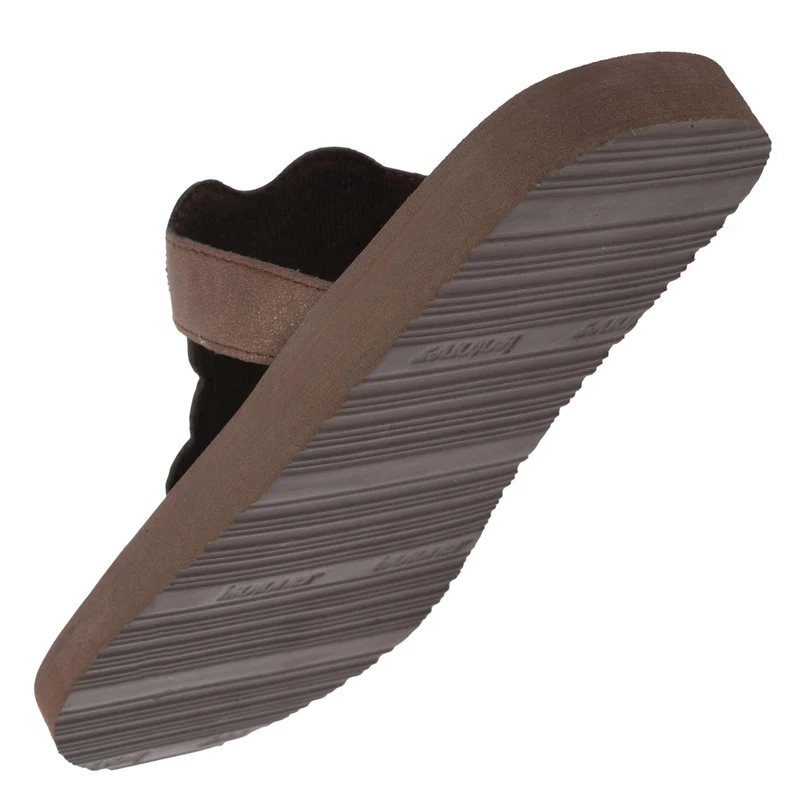 Tongs Femme YOGA sophistiquée Marron