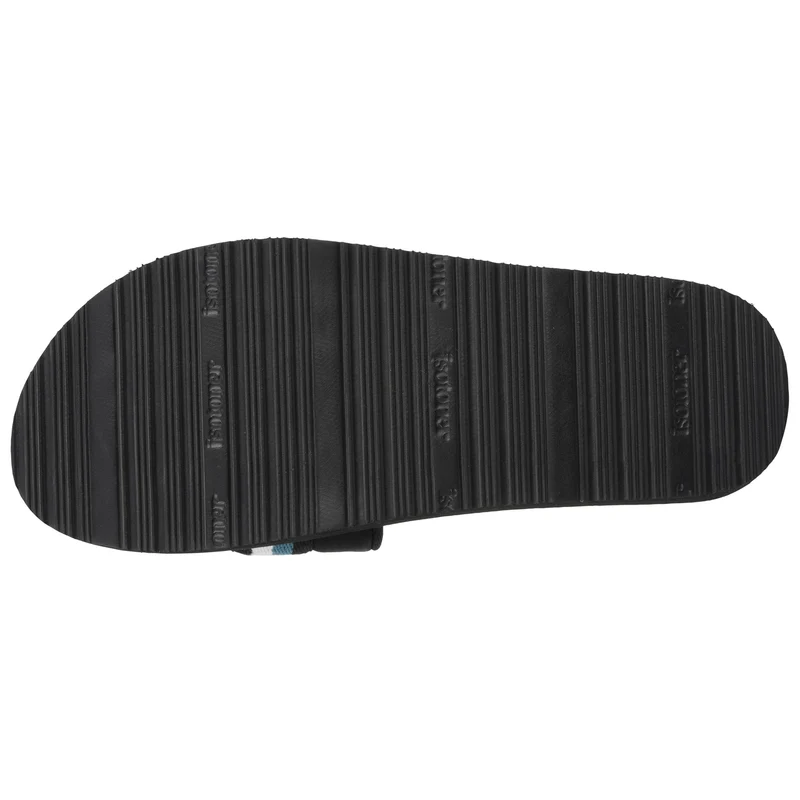 Mules claquettes Homme moulée Noir/Bleu