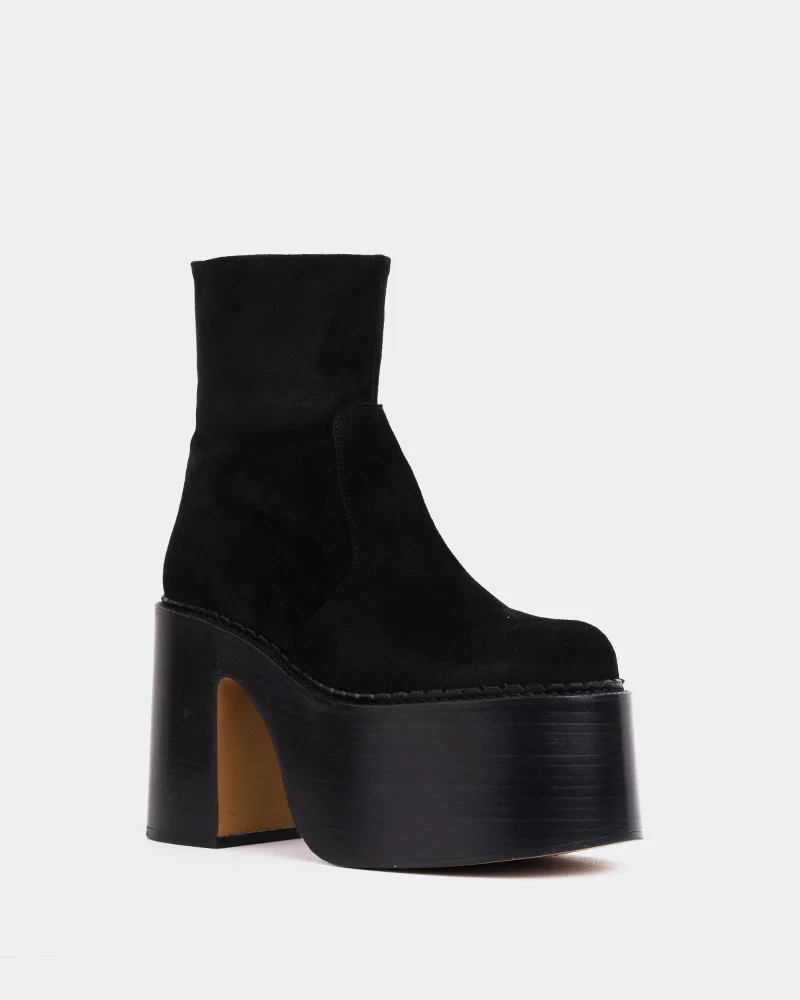 Gunner Black Suede