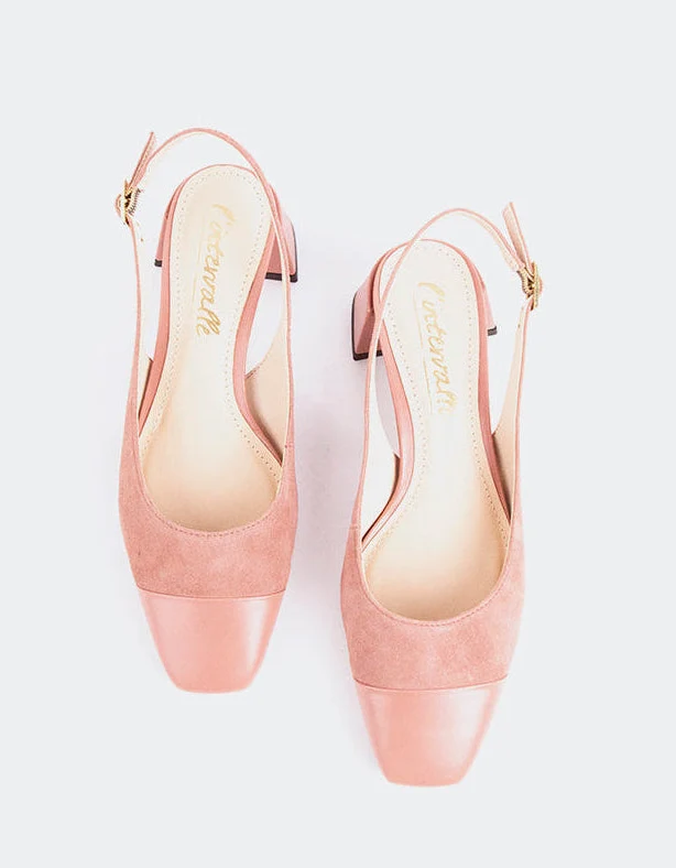 Marieliz Pink Suede