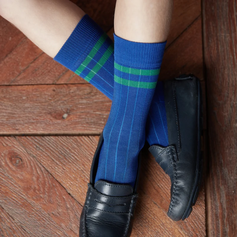 Chaussettes | Roi & Vert vif - Coton