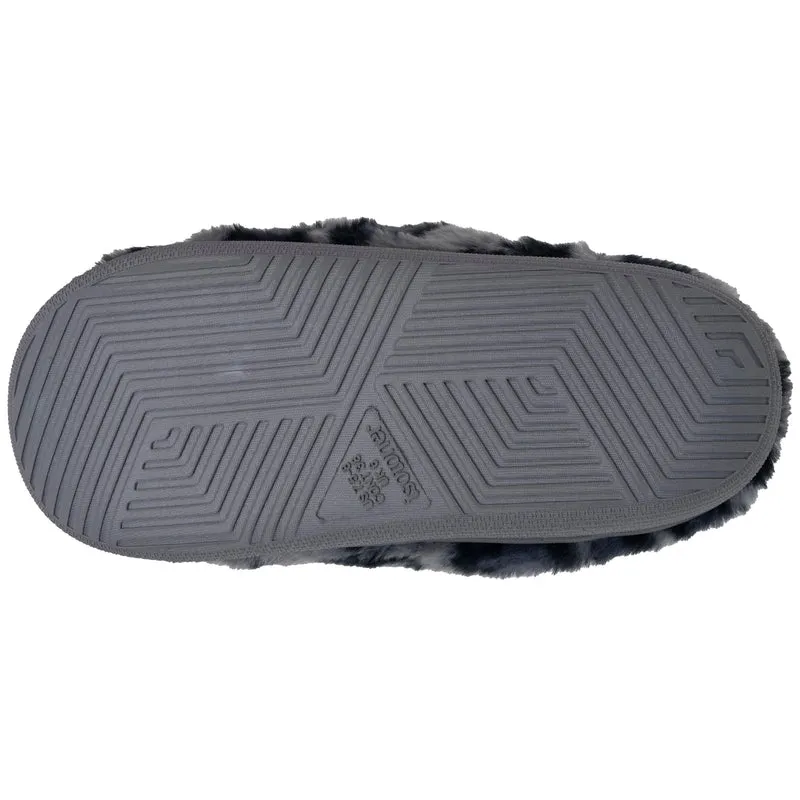 Chaussons mules Femme BLOUP Léopard gris