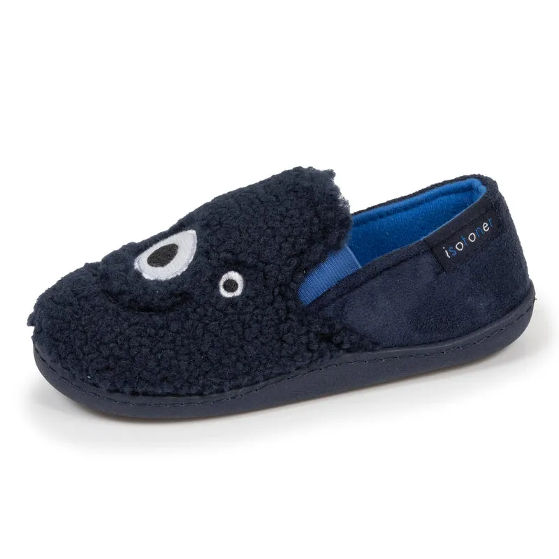 Chaussons mocassins Enfant Marine monstre