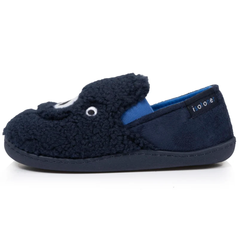 Chaussons mocassins Enfant Marine monstre