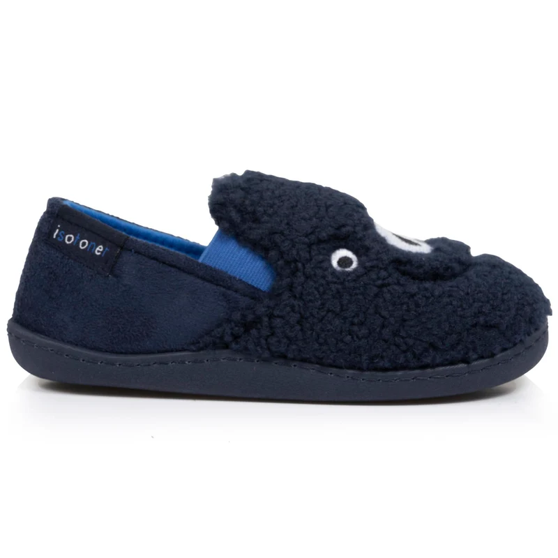 Chaussons mocassins Enfant Marine monstre