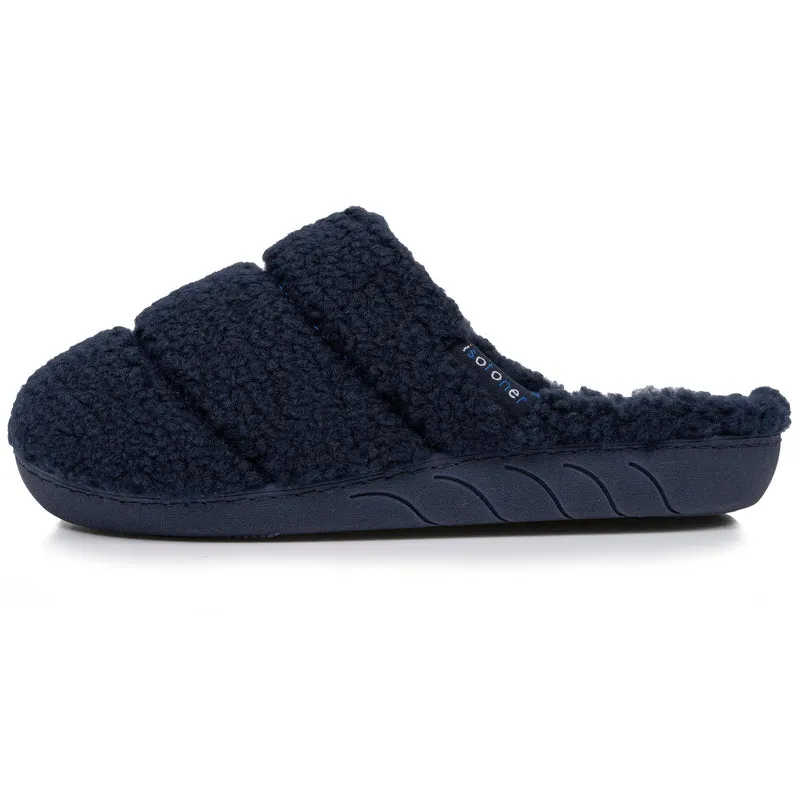Chaussons mules Junior Marine matelassé