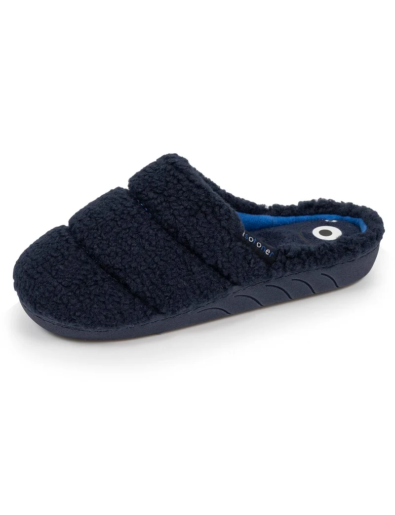 Chaussons mules Junior Marine matelassé