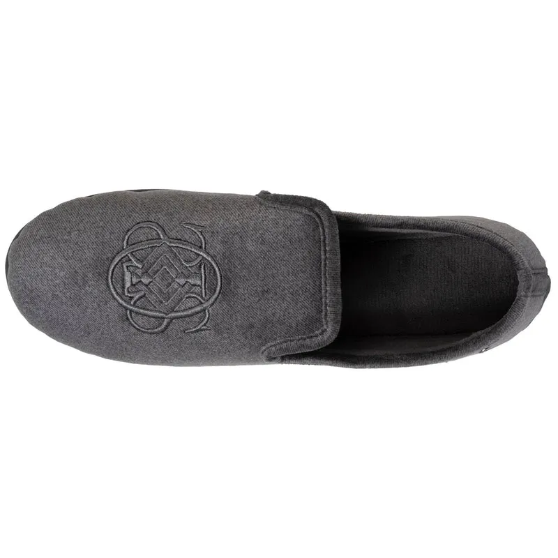 Chaussons charentaises Homme Blason Gris
