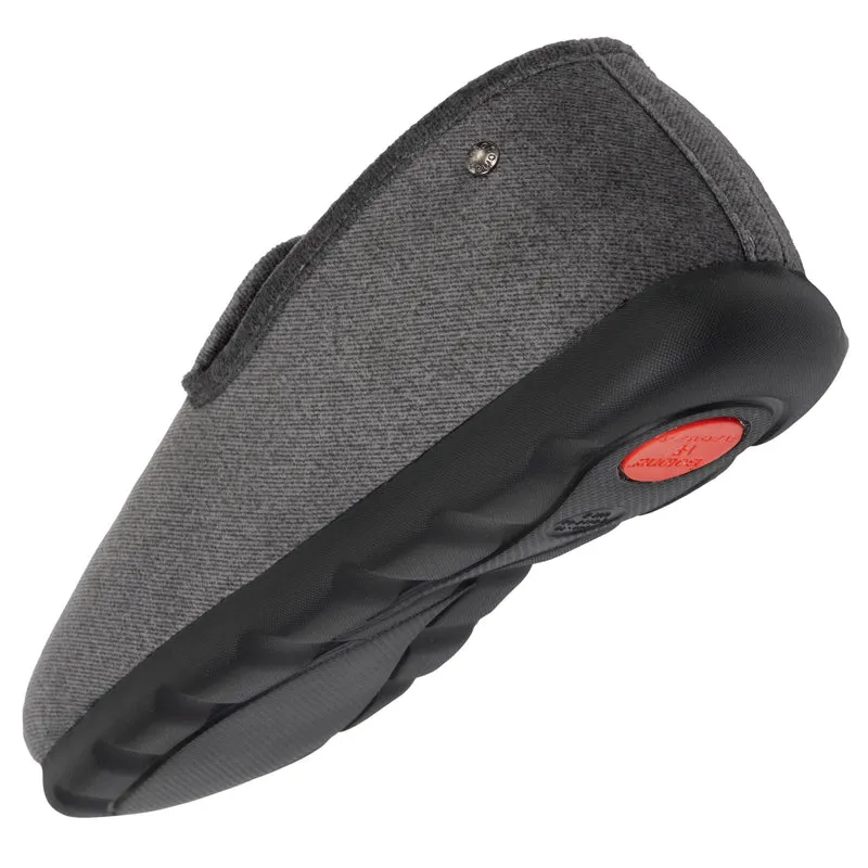 Chaussons charentaises Homme Blason Gris