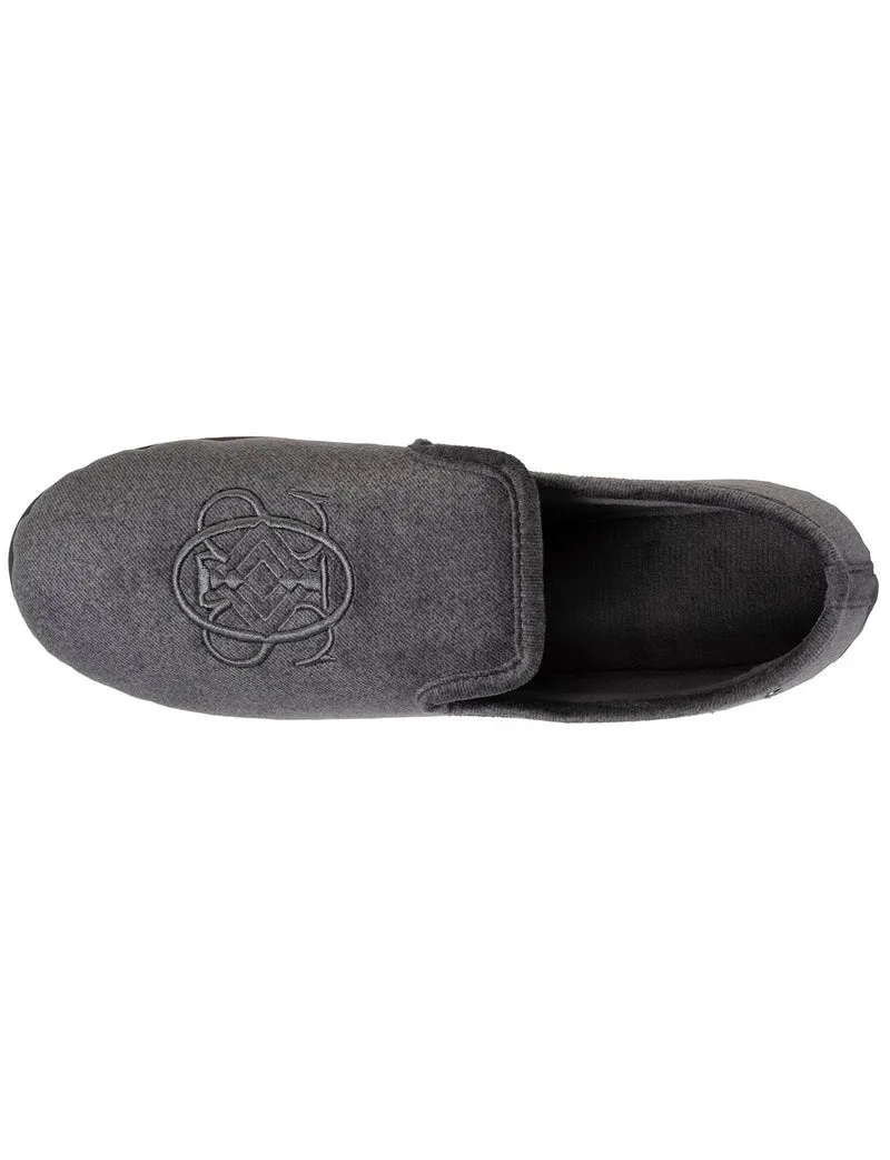 Chaussons charentaises Homme Blason Gris