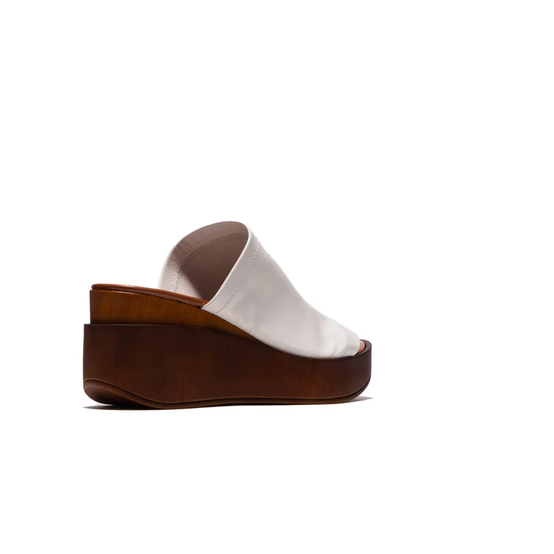 Ophelia White Leather