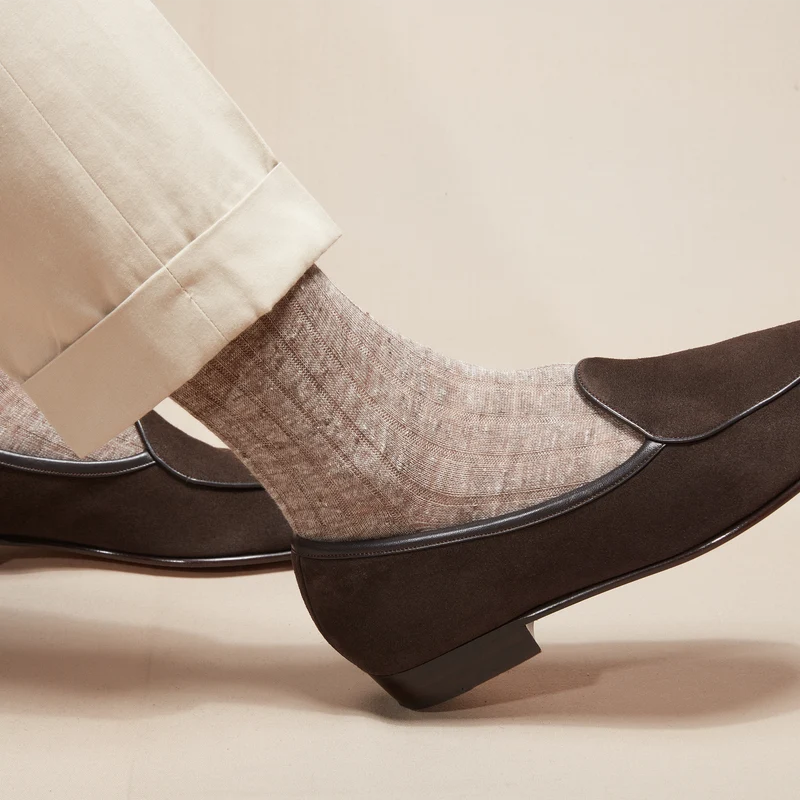 Chaussettes | Coffret Lin - Mi-mollet