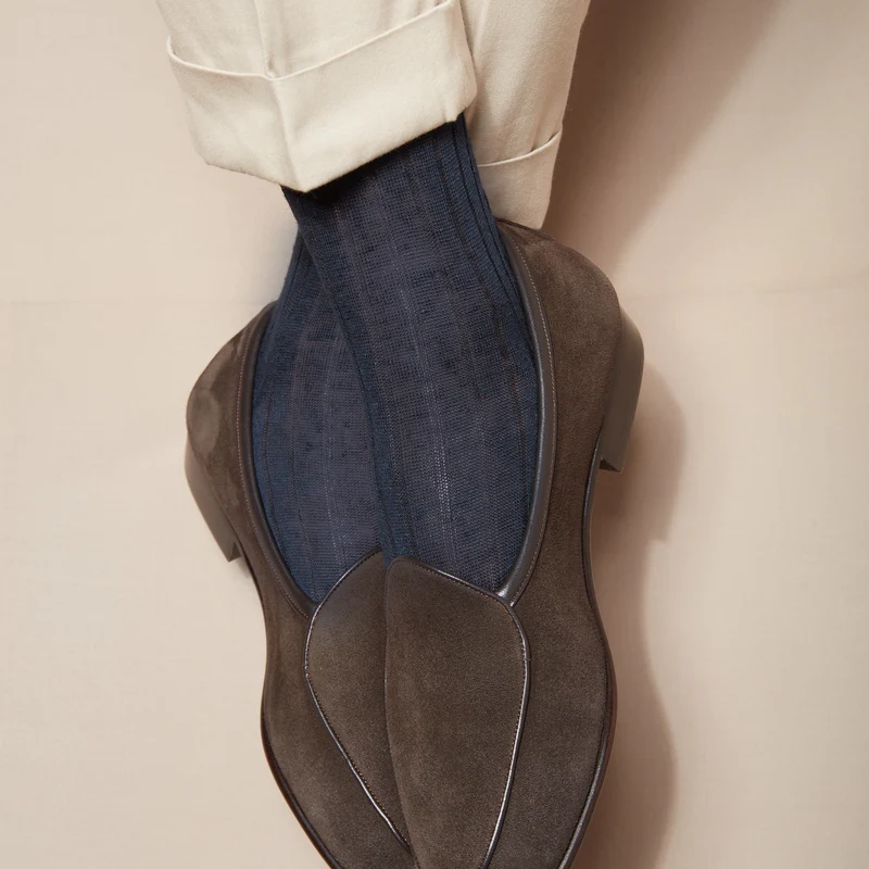Chaussettes | Coffret Lin - Mi-mollet