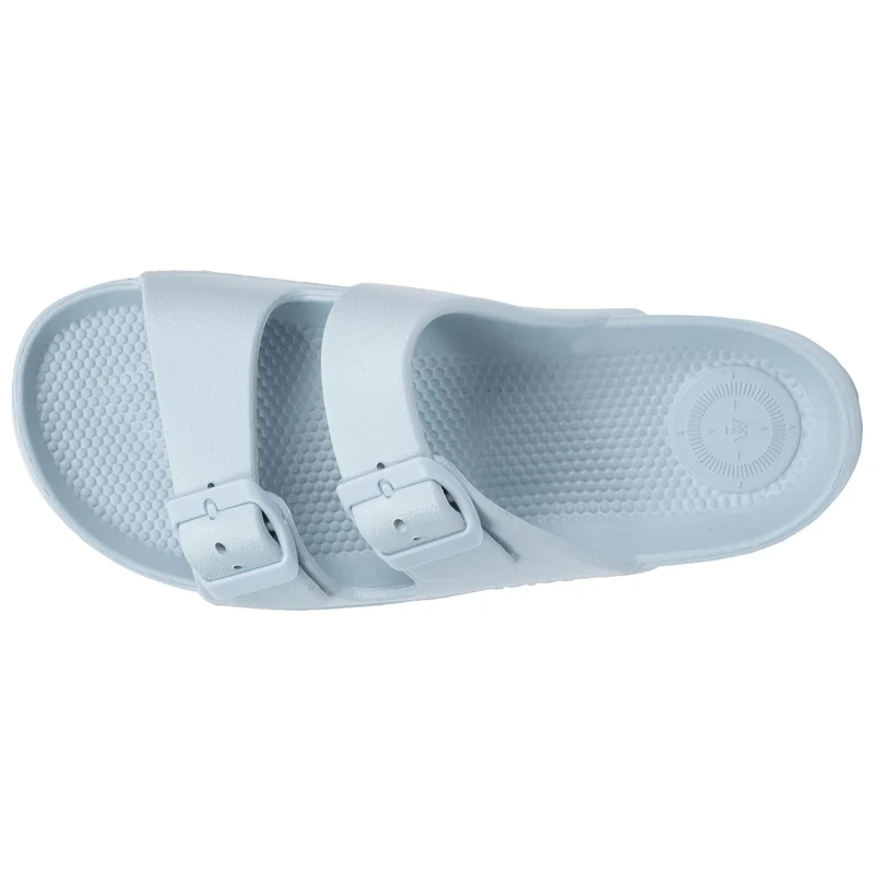 Mules claquettes Femme ajustable Bleu clair