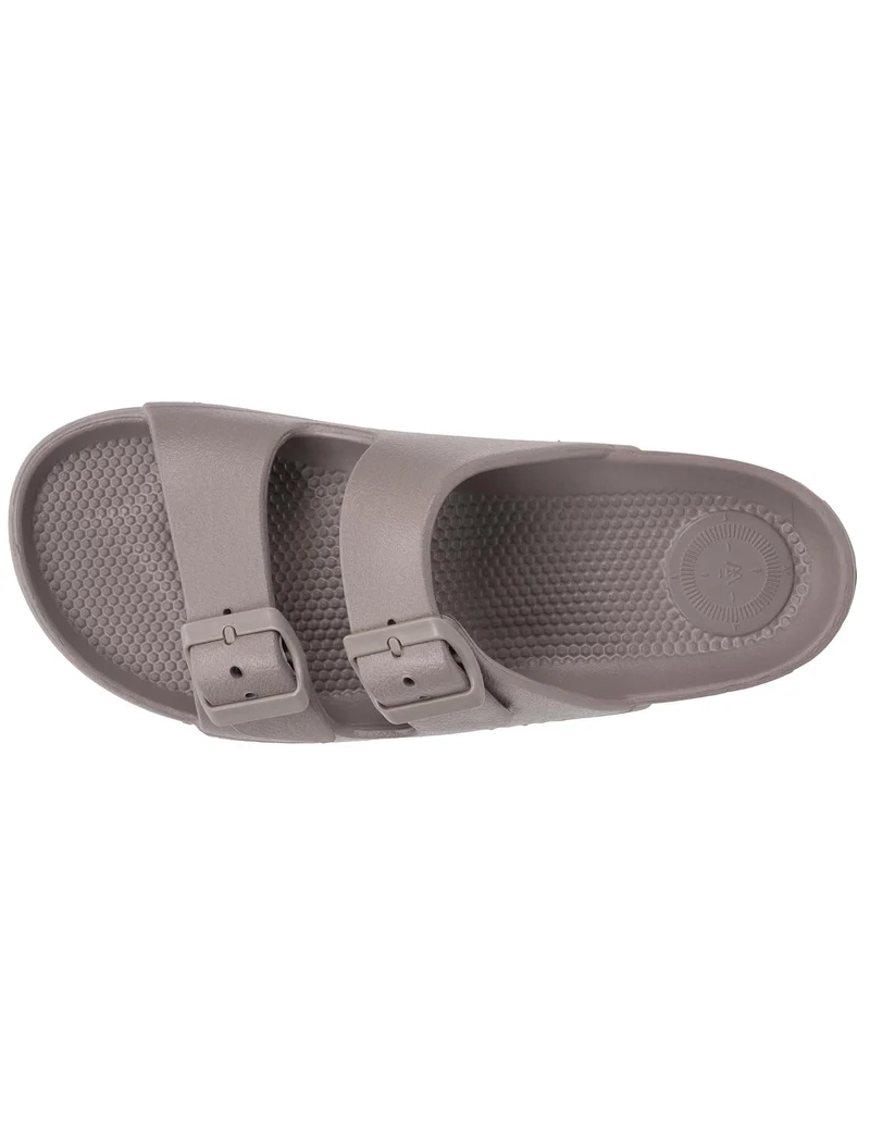 Mules claquettes Femme ajustable Taupe