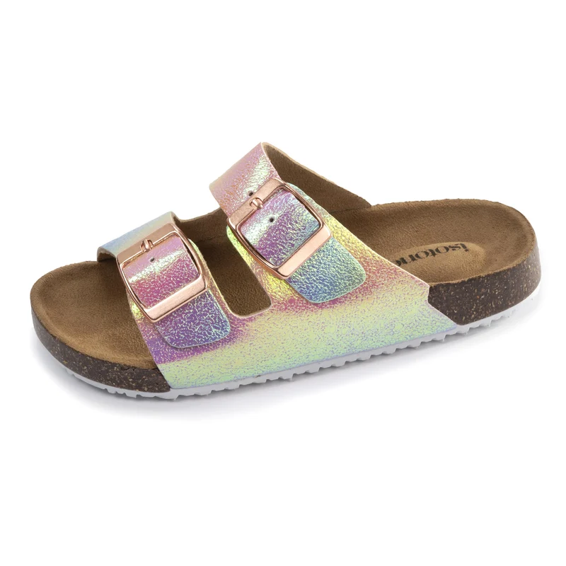 Mules sandales Enfant double bride Multico