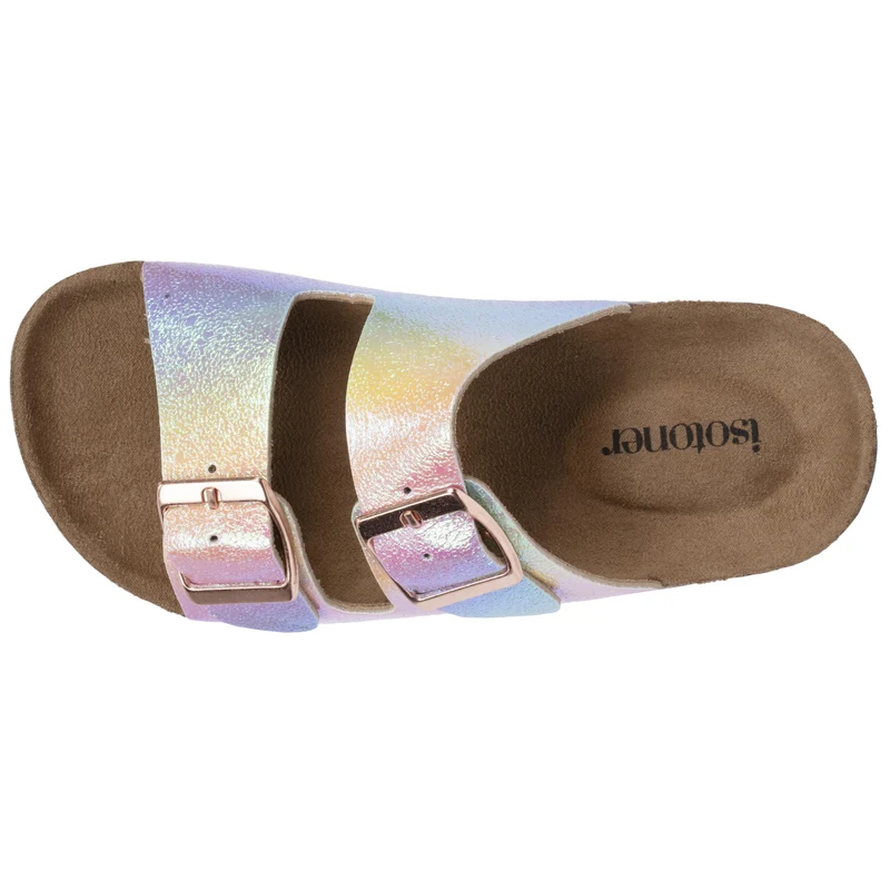 Mules sandales Enfant double bride Multico