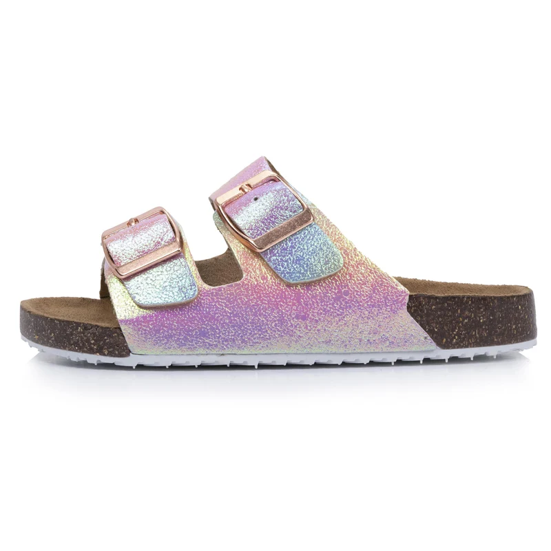 Mules sandales Enfant double bride Multico