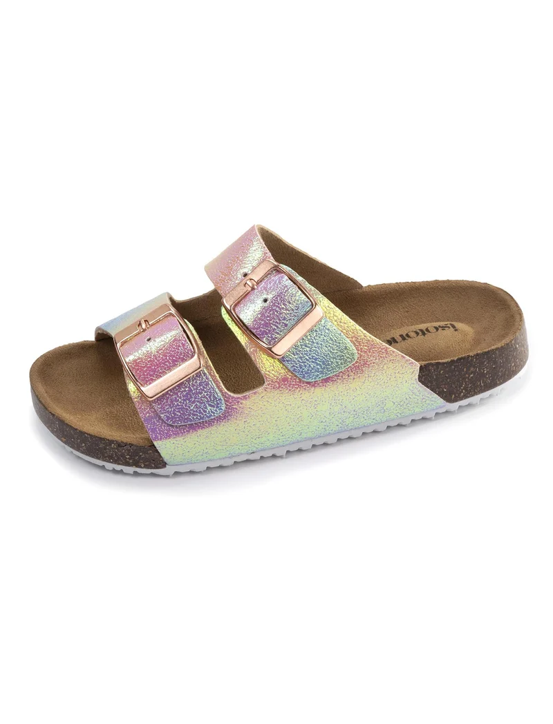 Mules sandales Enfant double bride Multico