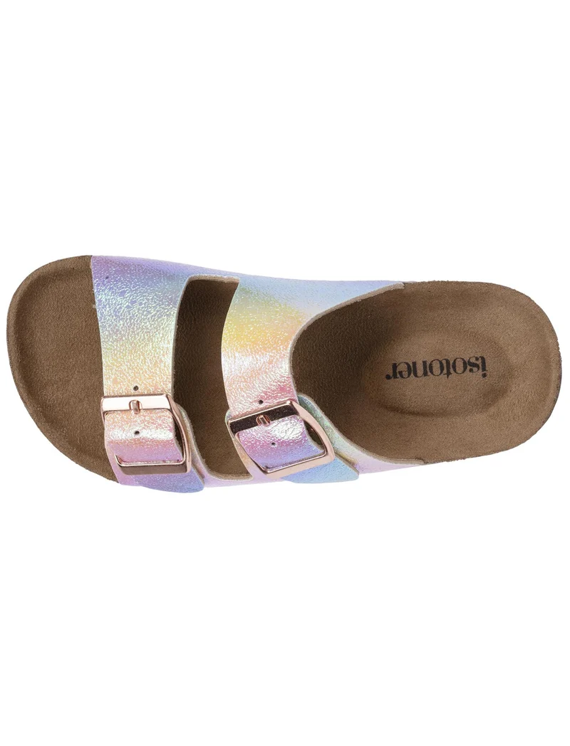 Mules sandales Enfant double bride Multico