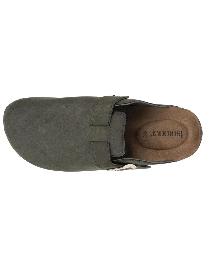 Mules Sabots confort Femme Kaki