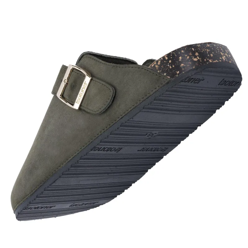 Mules Sabots confort Femme Kaki