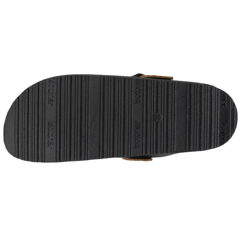 Mules Sabots Femme Noir Léopard