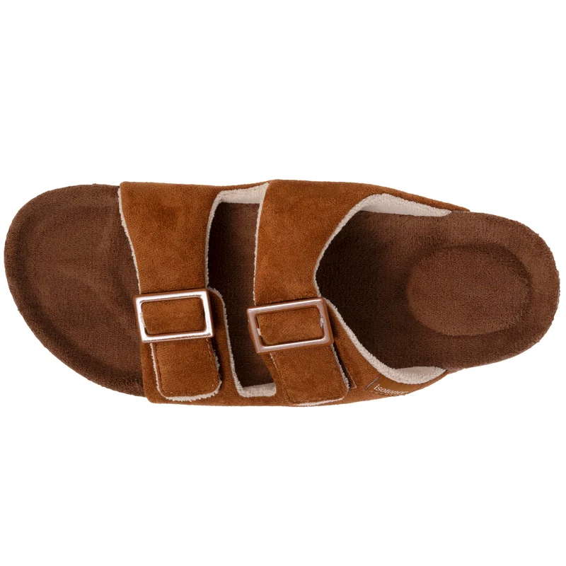 Chaussons sandales Homme confort Camel