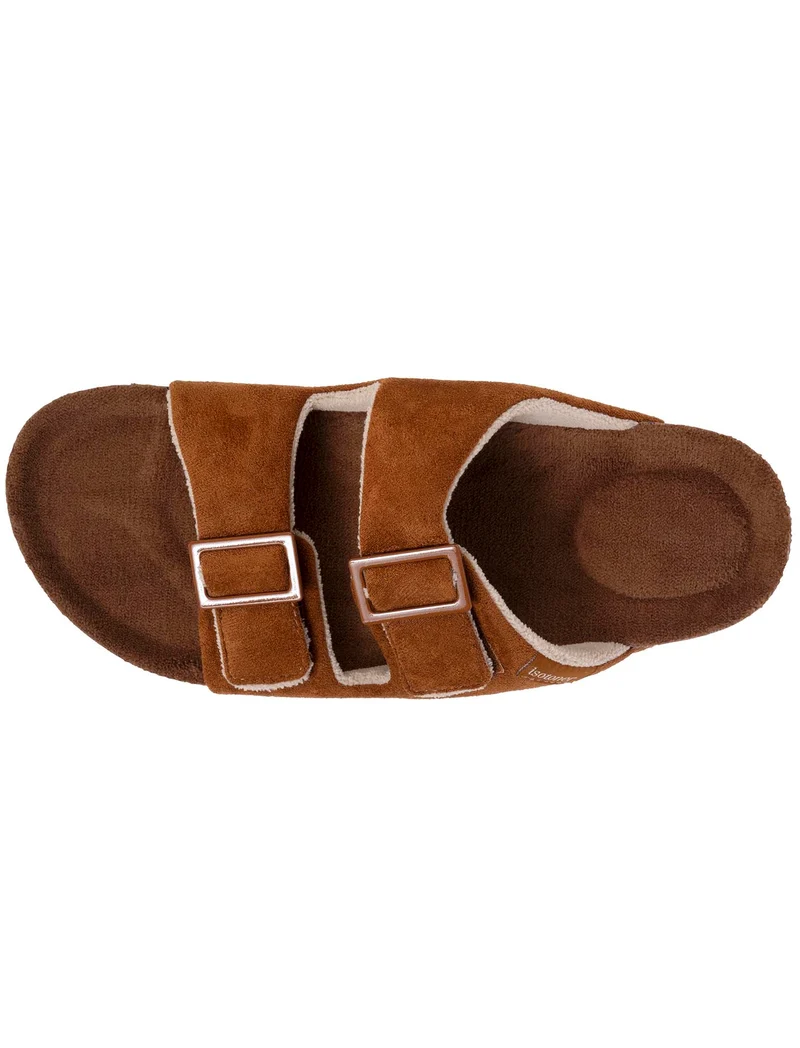 Chaussons sandales Homme confort Camel