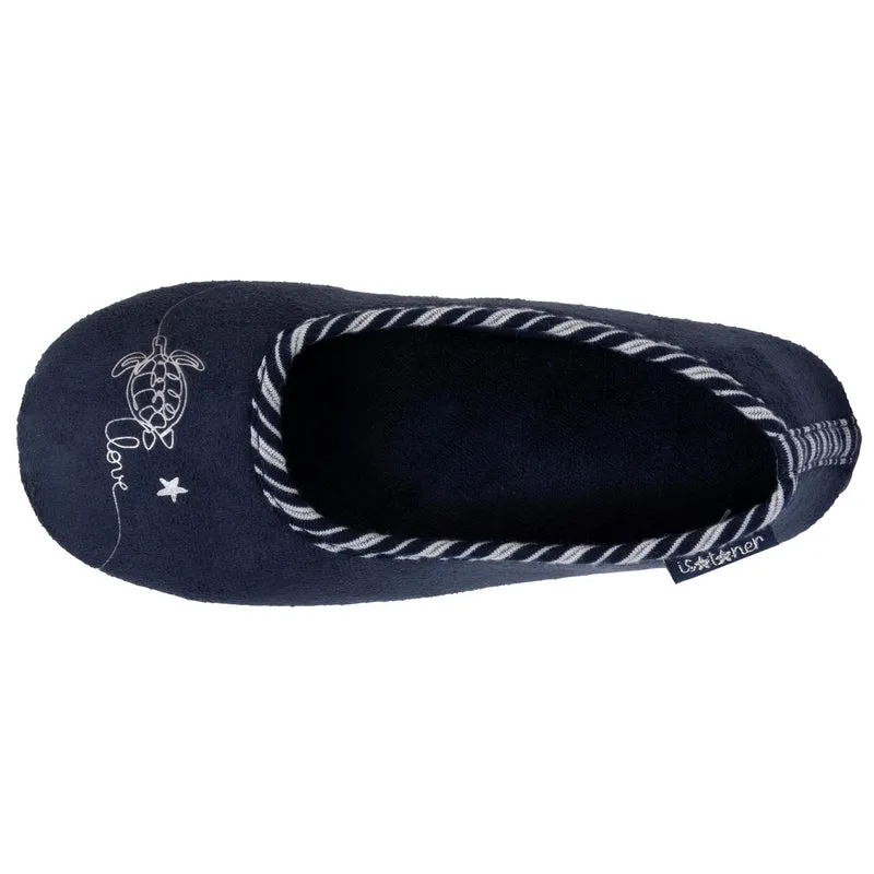 Chaussons ballerines Junior Marine Tortue