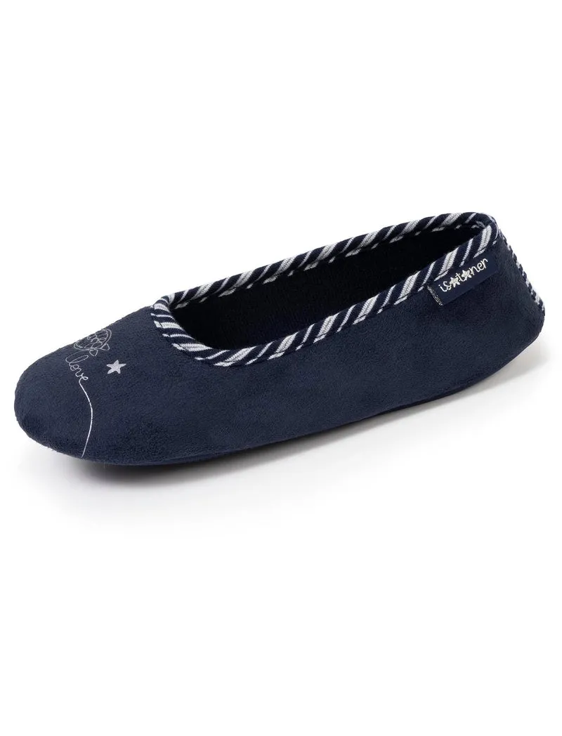 Chaussons ballerines Junior Marine Tortue